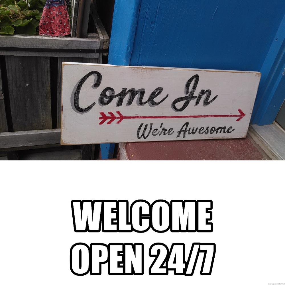 Come on in....